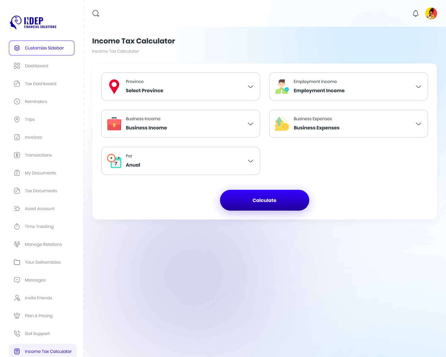 INDep- Financial Solutions & Taxation Management Platform - Image 11