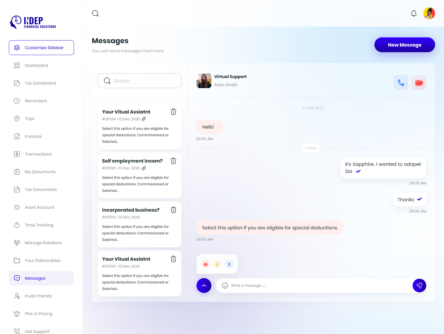 INDep- Financial Solutions & Taxation Management Platform - Image 8