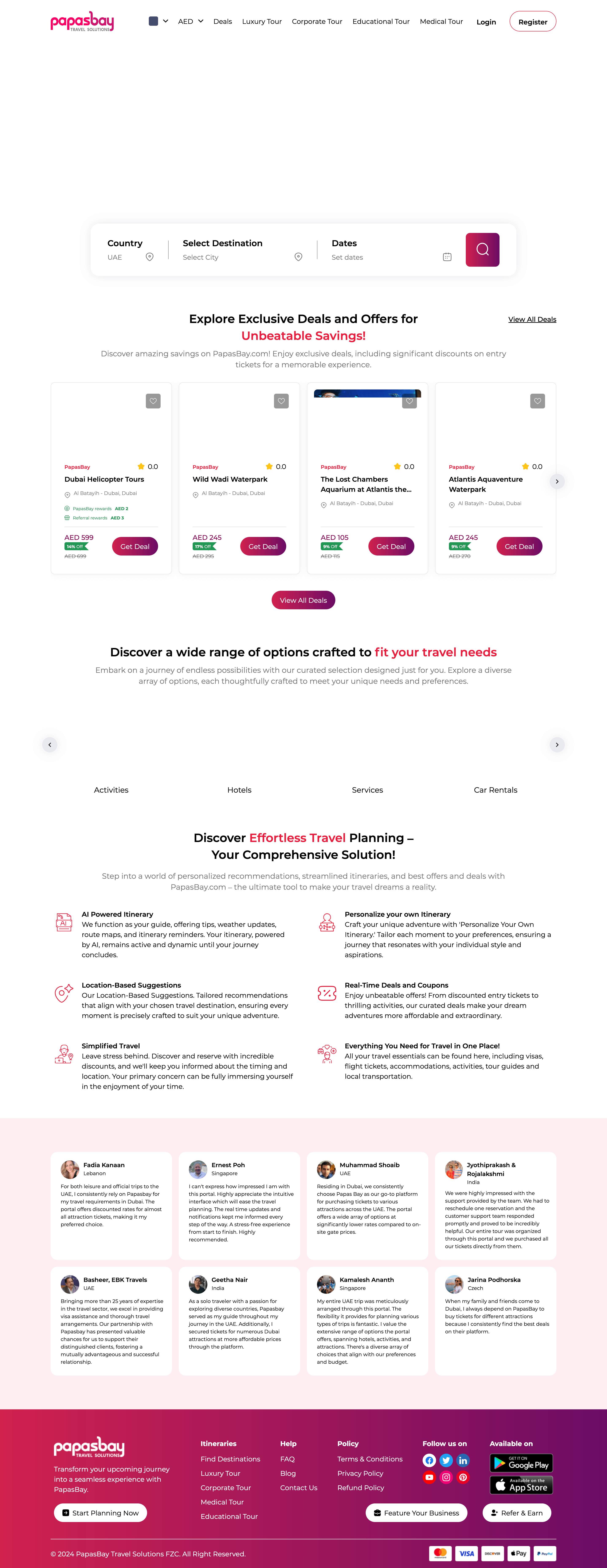 Papasbay - Coupons, Ticket Selling, and Trip Planning Platform - Image 6