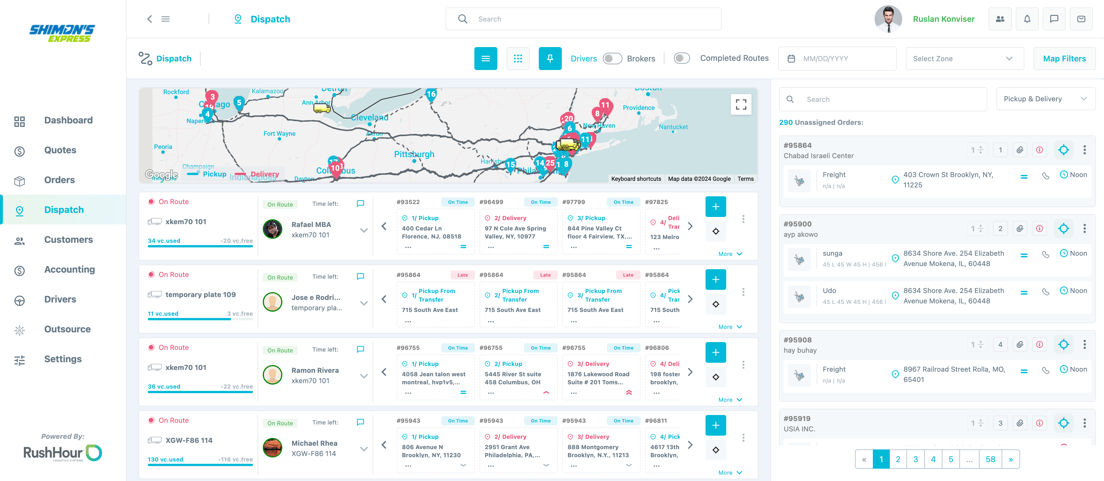RushHourApp - Shipping Company Management Platform - Image 6