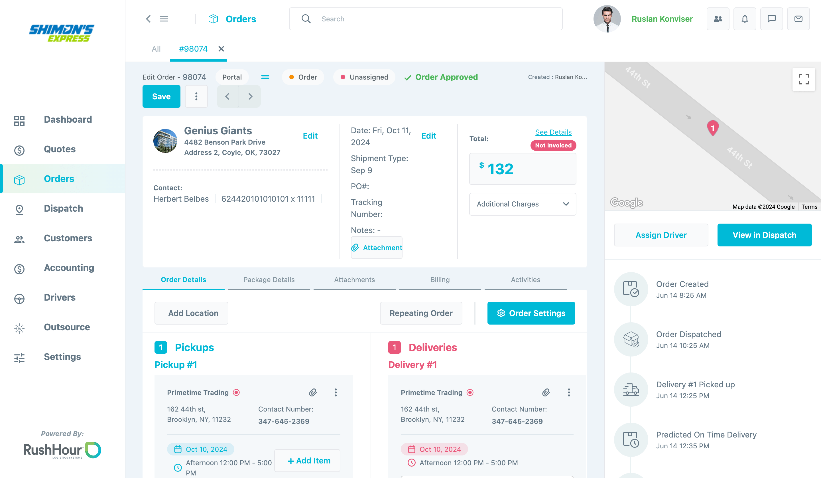 RushHourApp - Shipping Company Management Platform - Image 8